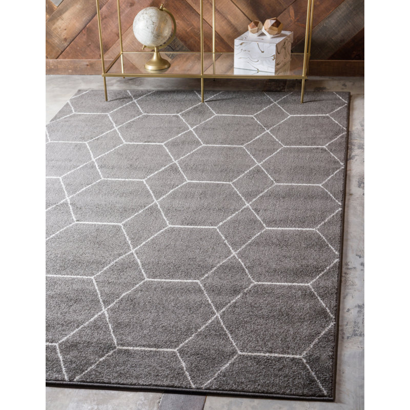 Elborough Trellis Gray Area Rug & Reviews AllModern
